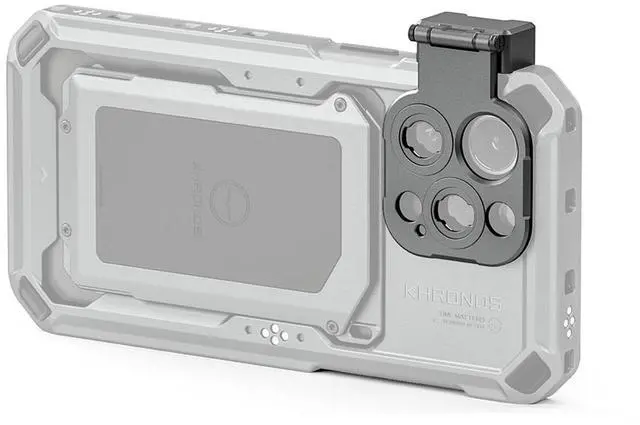Alt view image 2 of 7 - Tilta Tilta Khronos M Series Mount Lens Adapter for iPhone, Space Gray
