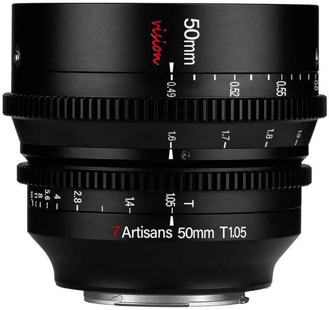 Main image of 7artisans Photoelectric 50mm T1.05 Vision Cine Lens for Canon RF, Black