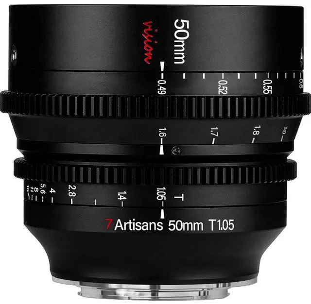 Main image of 7artisans Photoelectric 50mm T1.05 Vision Cine Lens for Fujifilm X, Black