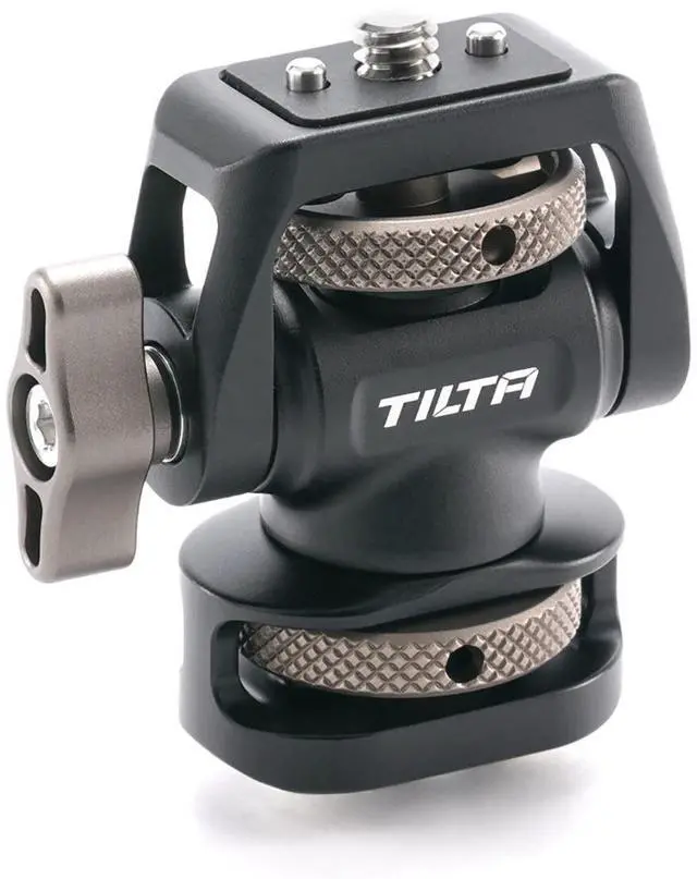 Alt view image 3 of 4 - Tilta 1/4"-20 Accessory Mounting Bracket with Locating Pins, Black