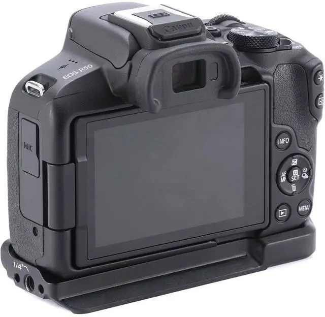 Alt view image 2 of 7 - Tilta Expansion Baseplate for Canon R50 Camera, Black