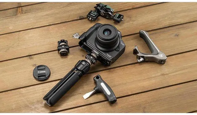 Alt view image 7 of 7 - Tilta Expansion Baseplate for Canon R50 Camera, Black