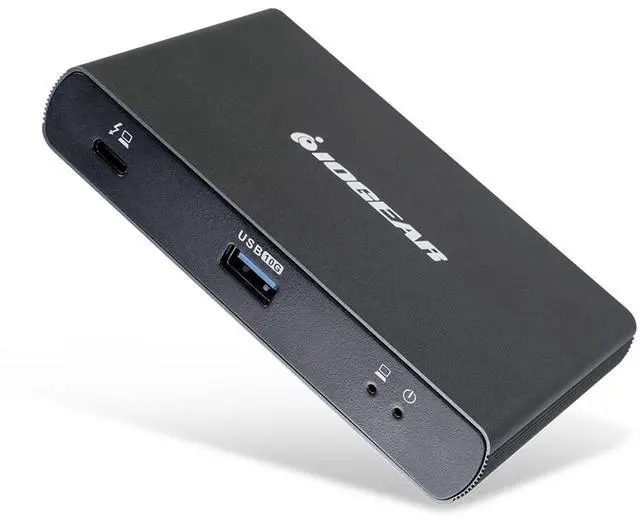 Alt view image 2 of 15 - IOGEAR Quantum Thunderbolt 4 Mini Docking Station - 8K - Dual Monitor - 86W Charger - USB-C - USB-A - 40Gbps  GTD4MHTAA