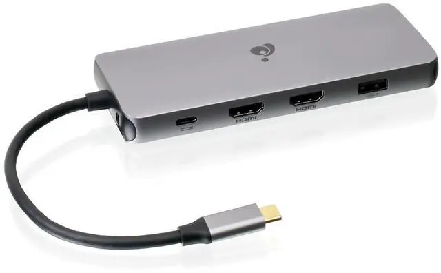 Alt view image 20 of 20 - IOGEAR USB-C Triple HD Compact Dock w/ PD 3.0 GUD3C4K3P