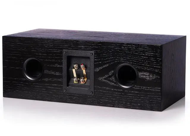 Alt view image 4 of 5 - KLH Story 2-Way Bass Reflex Center Channel Speaker, Black Oak