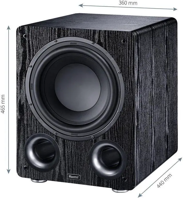 Alt view image 5 of 7 - Magnat Alpha RS 12 black 12" Powered Subwoofer