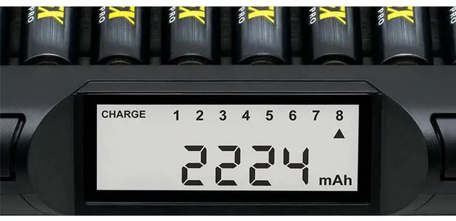 Alt view image 6 of 7 - Maha MH-C980 8-Cell Turbo Charger-Analyzer with 8 Powerex PRO AA NiMH Batteries