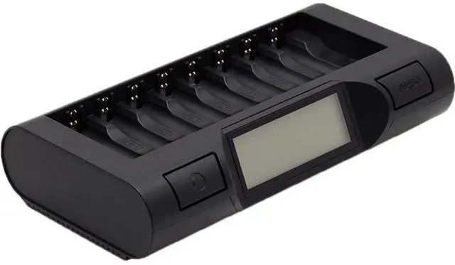 Alt view image 4 of 7 - Maha MH-C980 8-Cell Turbo Charger-Analyzer with 8 Powerex PRO AA NiMH Batteries