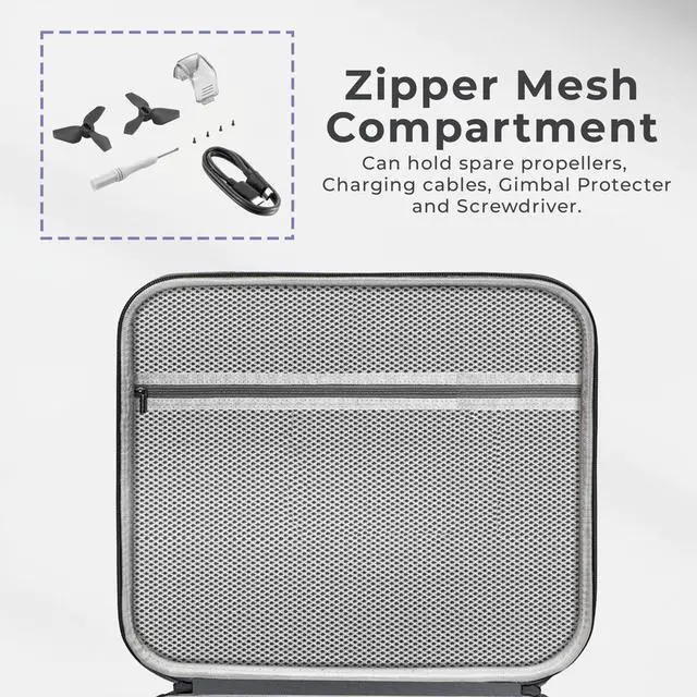 Alt view image 4 of 7 - Aries Carrying Case for DJI Neo Fly More Drone Combo
