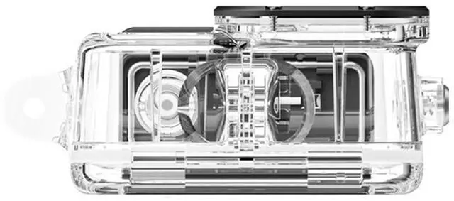 Alt view image 7 of 7 - Insta360 Dive Case for Ace Pro 2 Action Camera, Clear/Black