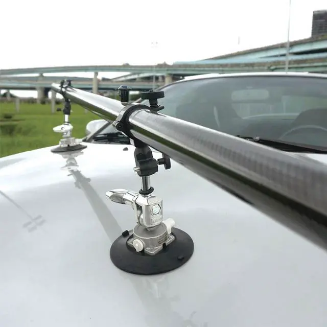 Alt view image 2 of 4 - Kupo 6" Metal Pump Suction Cup with 5/8" Swivel Baby Pin #KG119611