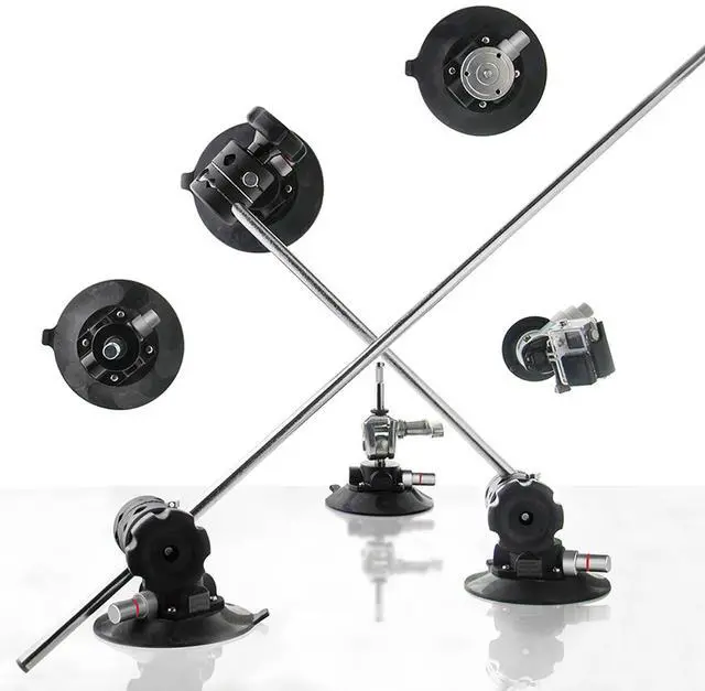 Alt view image 3 of 4 - Kupo 6" Metal Pump Suction Cup with 5/8" Swivel Baby Pin #KG119611