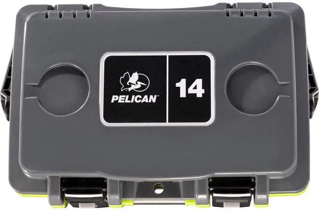 Alt view image 6 of 7 - Pelican 14QT Personal Cooler, Dark Gray/Green #14Q-1-DKGRYEGRN