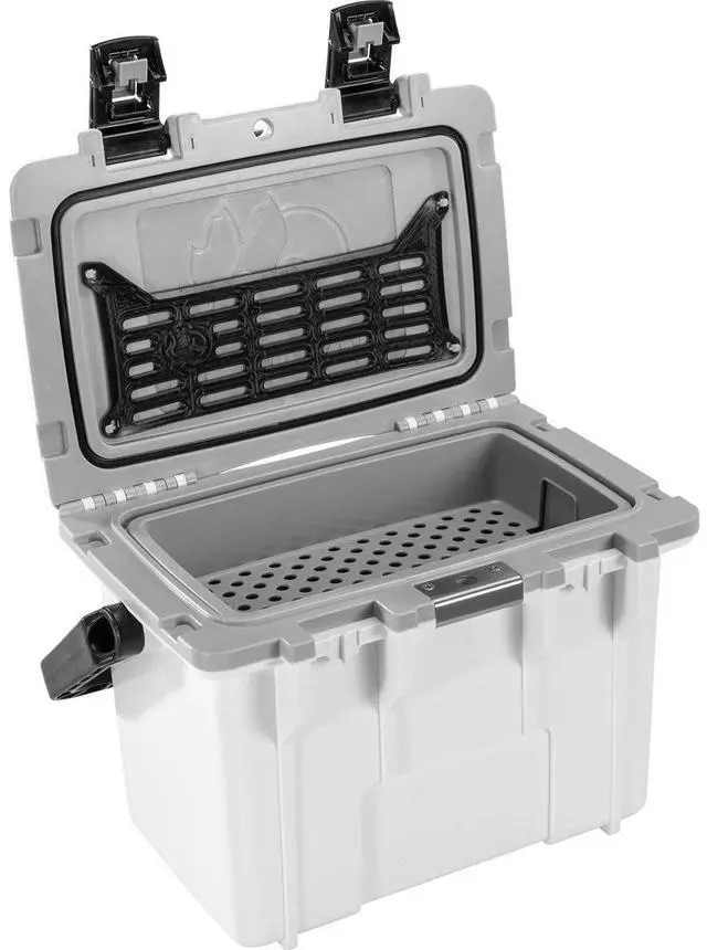 Alt view image 4 of 7 - Pelican 14QT Personal Cooler, White/Gray #14Q-1-WHTGRY