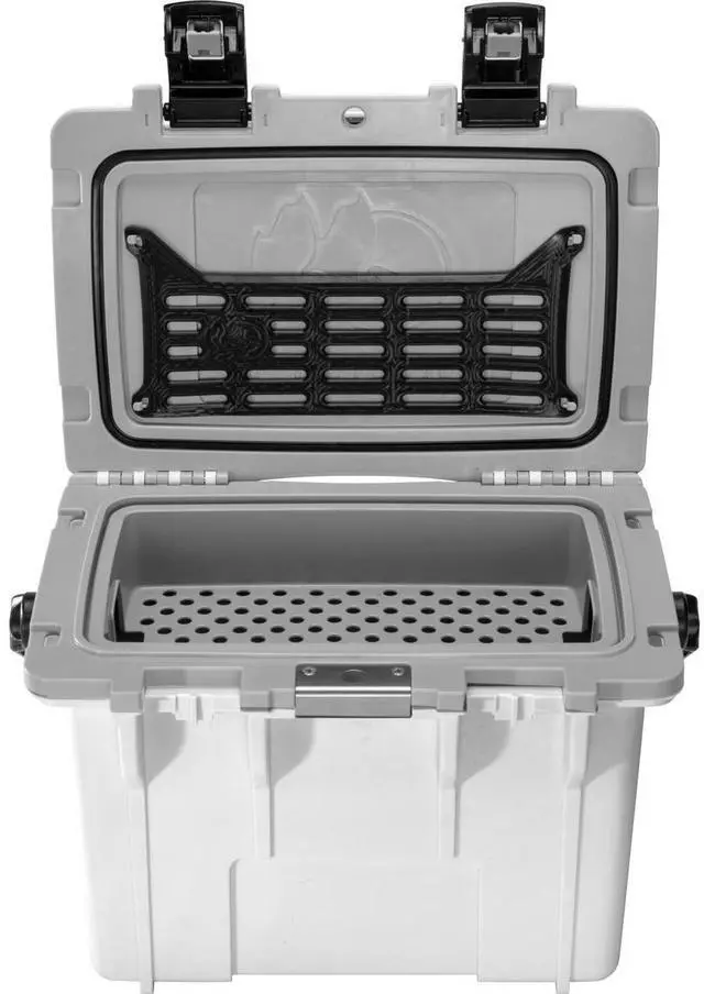 Alt view image 3 of 7 - Pelican 14QT Personal Cooler, White/Gray #14Q-1-WHTGRY