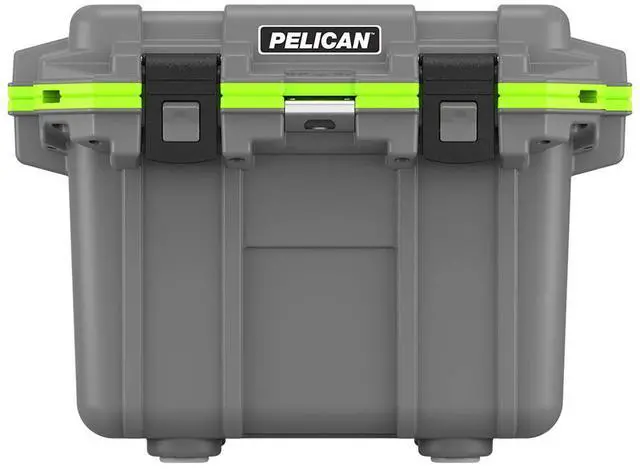 Alt view image 3 of 4 - Pelican 30QT Elite Cooler, Hand Carry, Dark Gray/Green #30Q-1-DKGRYEGRN