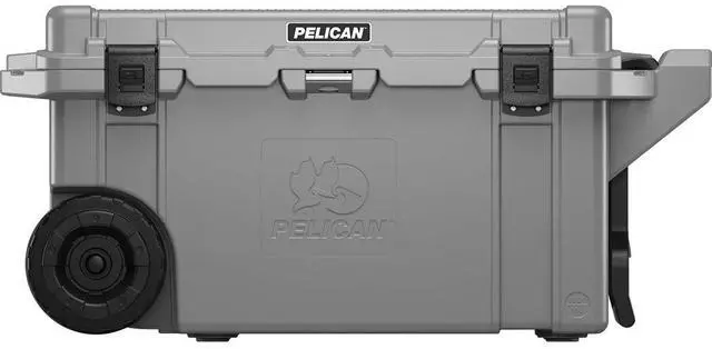 Alt view image 2 of 4 - Pelican 80QT Elite Cooler, Wheeled, Graphite #80QW-6-DKGRY