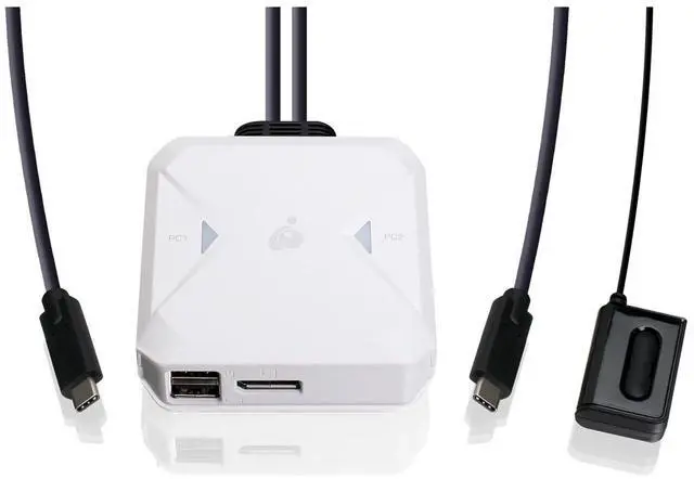 Alt view image 12 of 20 - IOGEAR 2-Port 4K USB-C KVM Switch with DisplayPort output GCS72CC
