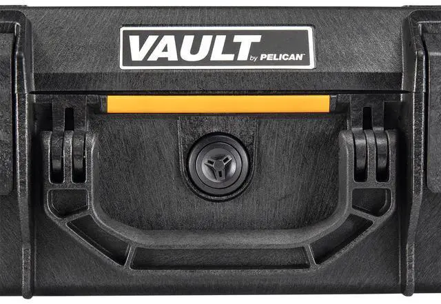 Alt view image 7 of 7 - Pelican V200 Vault Medium Pistol Case with Foam, Black #VCV200-0000-BLK