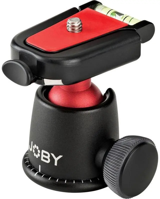 Alt view image 5 of 7 - JOBY BallHead 3K, Black/Red, Bundle with GorillaPod 5K Stand, Black and Quick Release Plate 3K