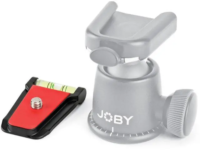 Alt view image 6 of 7 - JOBY BallHead 3K, Black/Red, Bundle with GorillaPod 5K Stand, Black and Quick Release Plate 3K