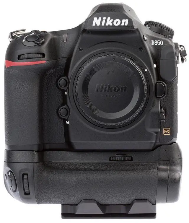 Alt view image 3 of 6 - ProMediaGear Bracket Plate with MB-D18 Grip for Nikon D850 Digital SLR Cameras