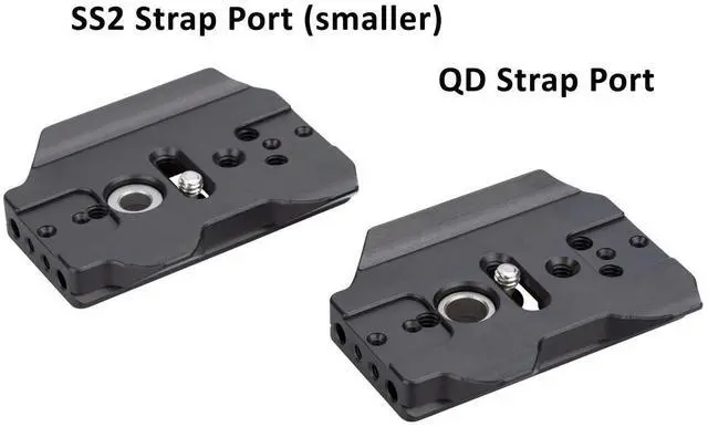 Alt view image 2 of 7 - ProMediaGear PBNZ9 Arca-Swiss Type Bracket Plate with SS2 Strap Port for Nikon Z9 Mirrorless Camera