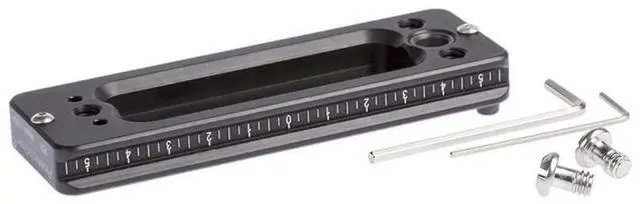 Alt view image 2 of 4 - ProMediaGear PX4 4.5" Arca-Type Double Dovetail Plate with SS2 Quick Release Adapter Port