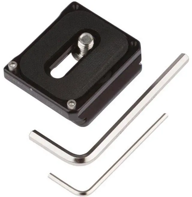 Main image of ProMediaGear PXM1 HYBRID Manfrotto-Type RC2 and Arca-Swiss Type Dual Function Plate, (Features Quick Release Strap Port)