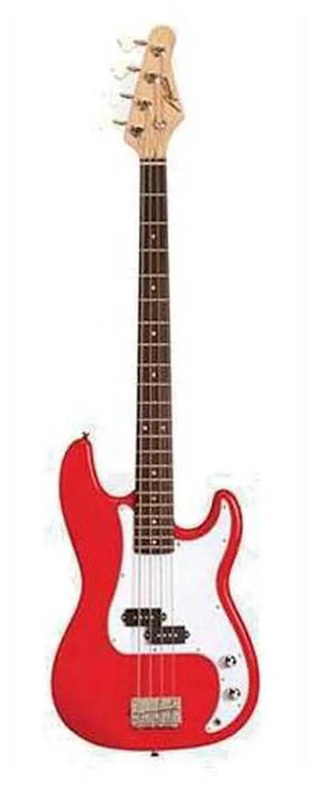 Main image of Austin APB200 Series Double Cutaway Bass Guitar, Red #APB200RD