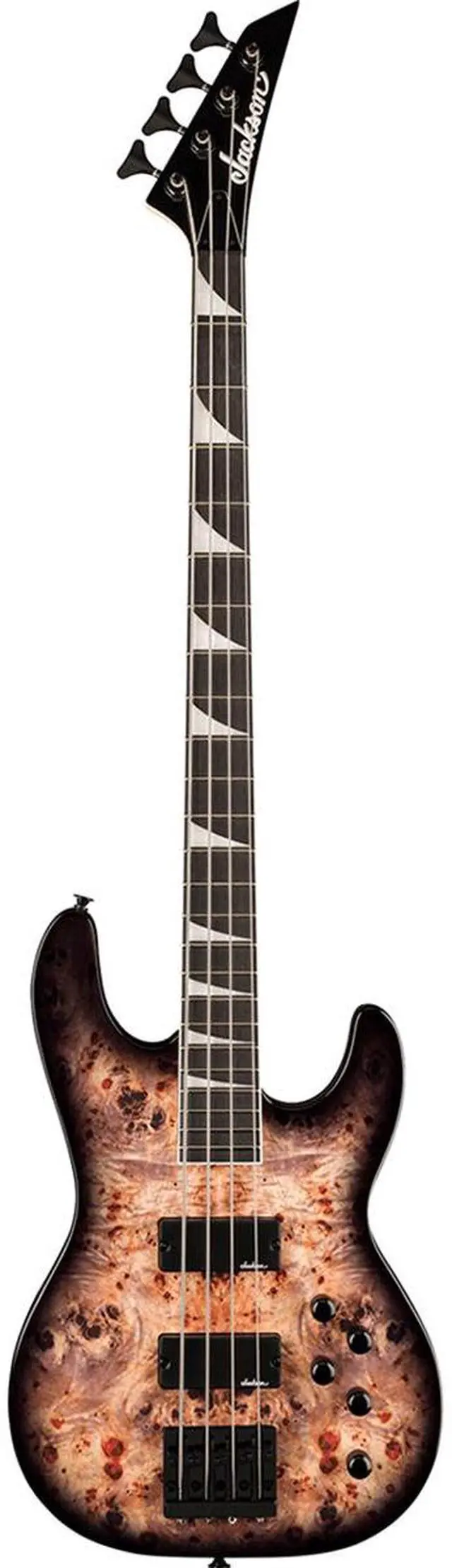 Main image of Jackson Jackson JS Series Concert Bass CB JS3P Bass Guitar, Amaranth Fingerboard, Transparent Black Burst