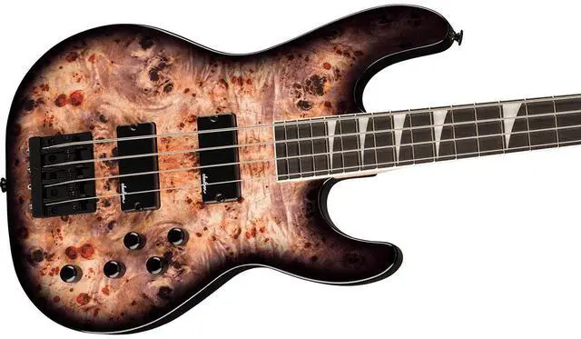 Alt view image 4 of 6 - Jackson Jackson JS Series Concert Bass CB JS3P Bass Guitar, Amaranth Fingerboard, Transparent Black Burst