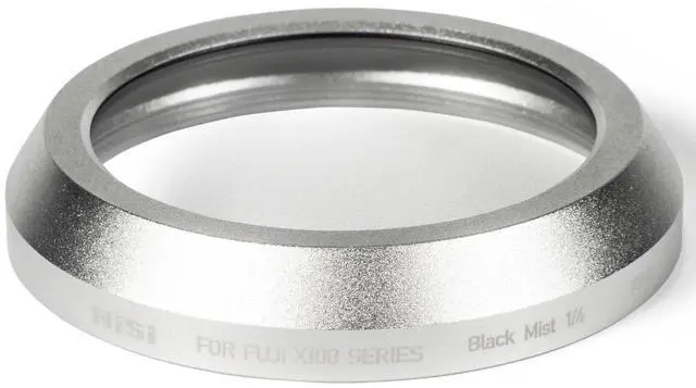 Main image of NiSi Black Mist 1/4 Filter for Fujifilm X100 Series Cameras, Silver Frame