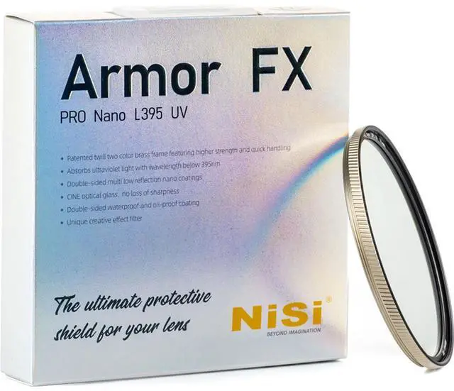Alt view image 5 of 12 - NiSi NiSi 67mm Armor FX PRO Nano L395 UV Protection Filter #NIR-AFXUV-67