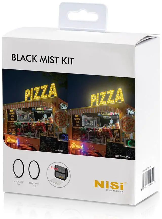 Main image of NiSi NiSi 43mm Black Mist Kit with 1/4, 1/8 and Case #NIR-43-BLKMISTKIT