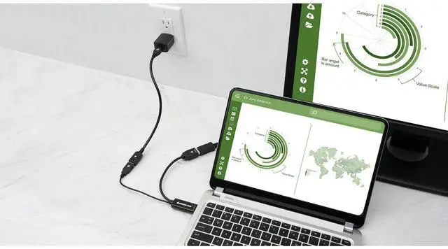 Alt view image 5 of 5 - IOGEAR 4K 60Hz HDMI to DisplayPort Adapter #GHDMDPFB