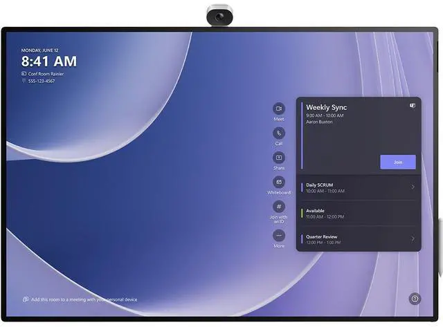 Main image of Microsoft Surface Hub 3 85" 3:2 4K Ultra HD Touchscreen IPS LCD Display
