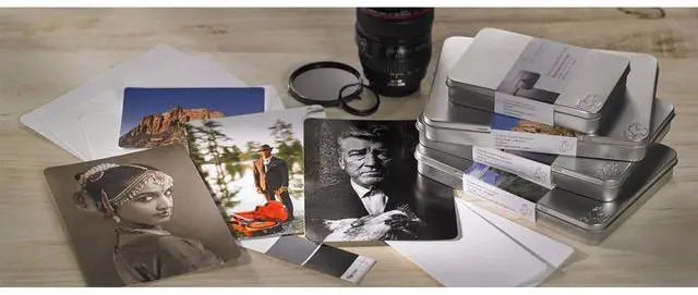 Alt view image 2 of 2 - Hahnemuhle FineArt Baryta Satin Inkjet Photo Card, 4x6", 30 Sheets