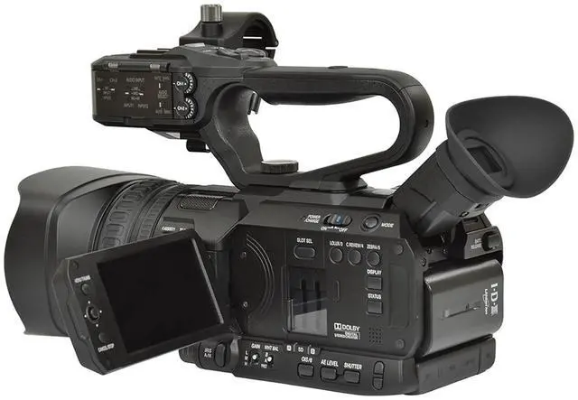 Alt view image 3 of 5 - JVC GY-HM250U 12.4MP 4K UHD Compact Handheld Camcorder with Integrated 12x Ultra HD Lens
