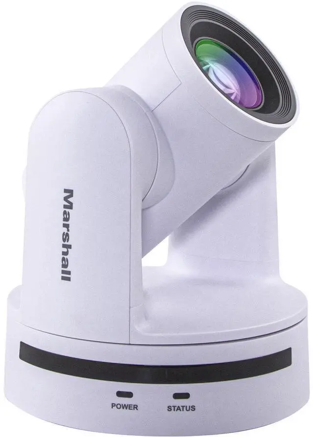Main image of Marshall Electronics CV605-U3 2MP Full HD USB-C/HDMI/IP 5x PTZ Camera, White