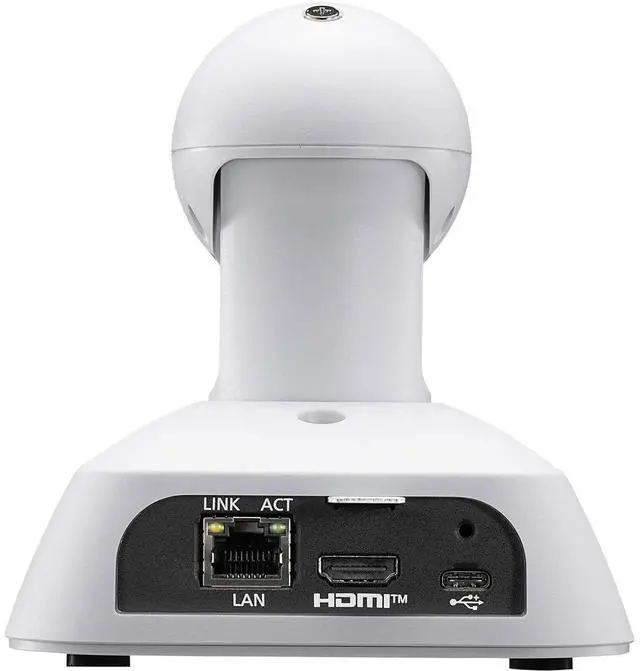 Alt view image 3 of 19 - Panasonic AW-UE4WG Compact Ultra Wide 4K Integrated PTZ Indoor Camera, White