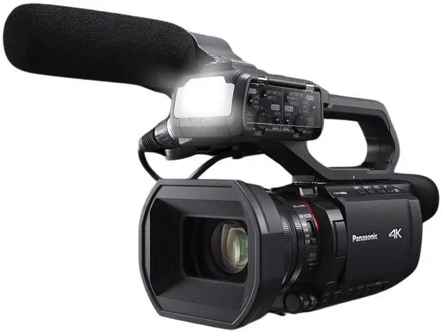Alt view image 2 of 15 - Panasonic X2100 4K Camcorder for Directors, Wide Angle Telephoto Lens with 24X Zoom, Hybrid O.I.S.,Lightweight Heat Dispersing Design, Detachable Handle - HC-X2100