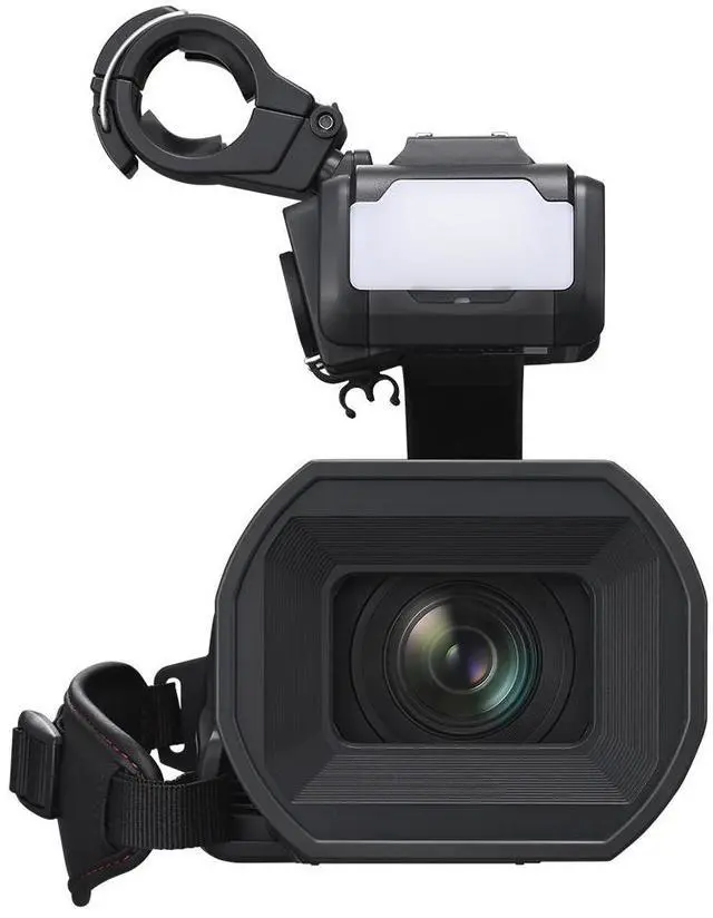 Alt view image 3 of 15 - Panasonic X2100 4K Camcorder for Directors, Wide Angle Telephoto Lens with 24X Zoom, Hybrid O.I.S.,Lightweight Heat Dispersing Design, Detachable Handle - HC-X2100