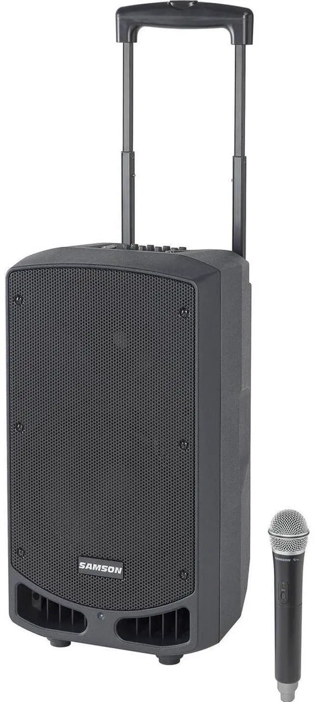 Alt view image 10 of 15 - Samson Expedition XP310w Portable PA-10 Speaker with Handheld Wireless System