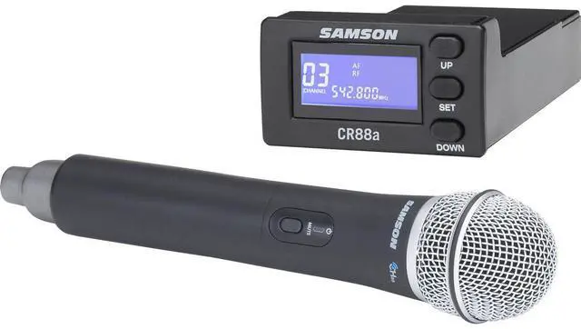 Alt view image 15 of 15 - Samson Expedition XP310w Portable PA-10 Speaker with Handheld Wireless System
