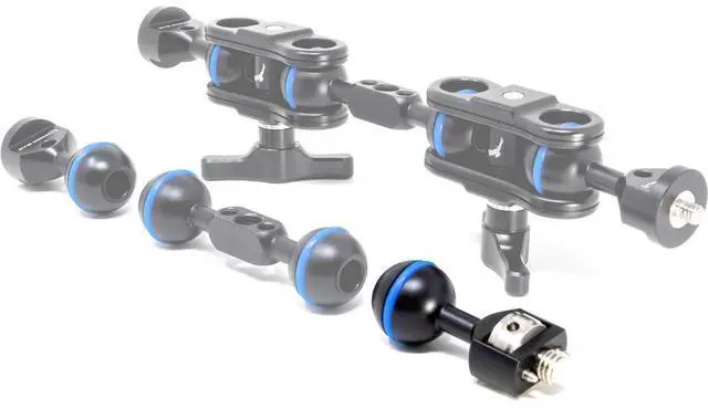 Alt view image 5 of 5 - Kondor Blue 3/8" Ball Head with Locating Pins for Magic Arm