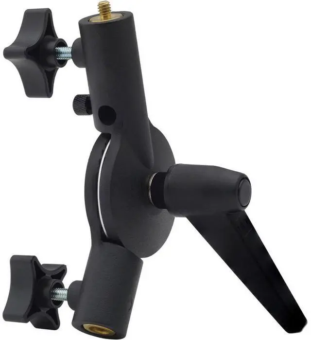Alt view image 2 of 2 - kupo tilting umbrella adapter with 5/8in studs (kg007012)
