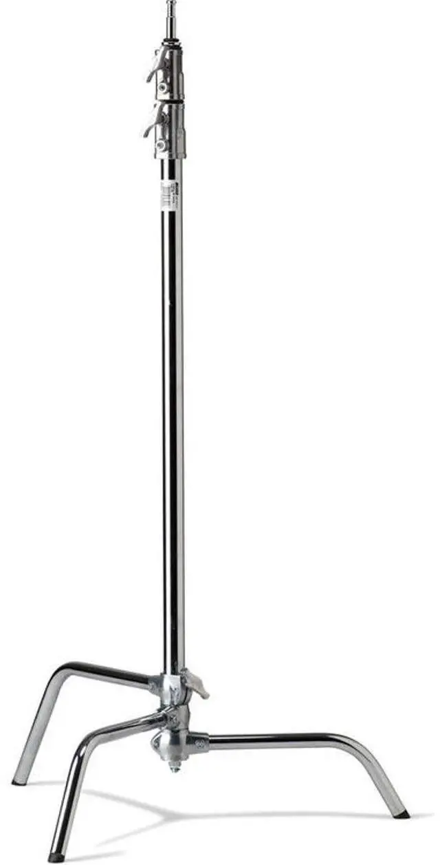 Main image of Kupo 40" Master Raiser C-Stand with Sliding Leg, 12" Maximum Extension, 22lbs Load Capacity, Silver