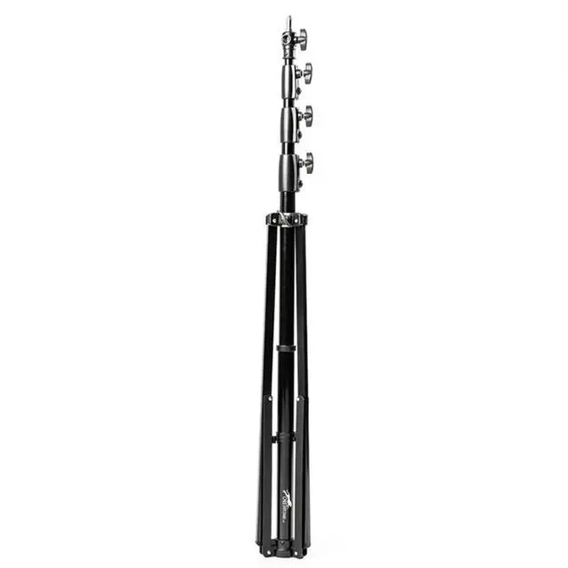 Alt view image 2 of 5 - CheetahStand C12 Heavy Duty Auto Light Stand, 44" to 141" Height - Support up to 25 lbs., Black