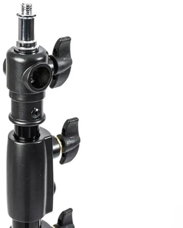 Alt view image 4 of 5 - CheetahStand C12 Heavy Duty Auto Light Stand, 44" to 141" Height - Support up to 25 lbs., Black